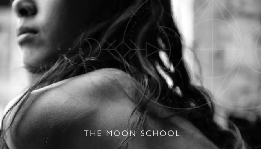 Black and white image of woman Transiting Taurus Moon sign