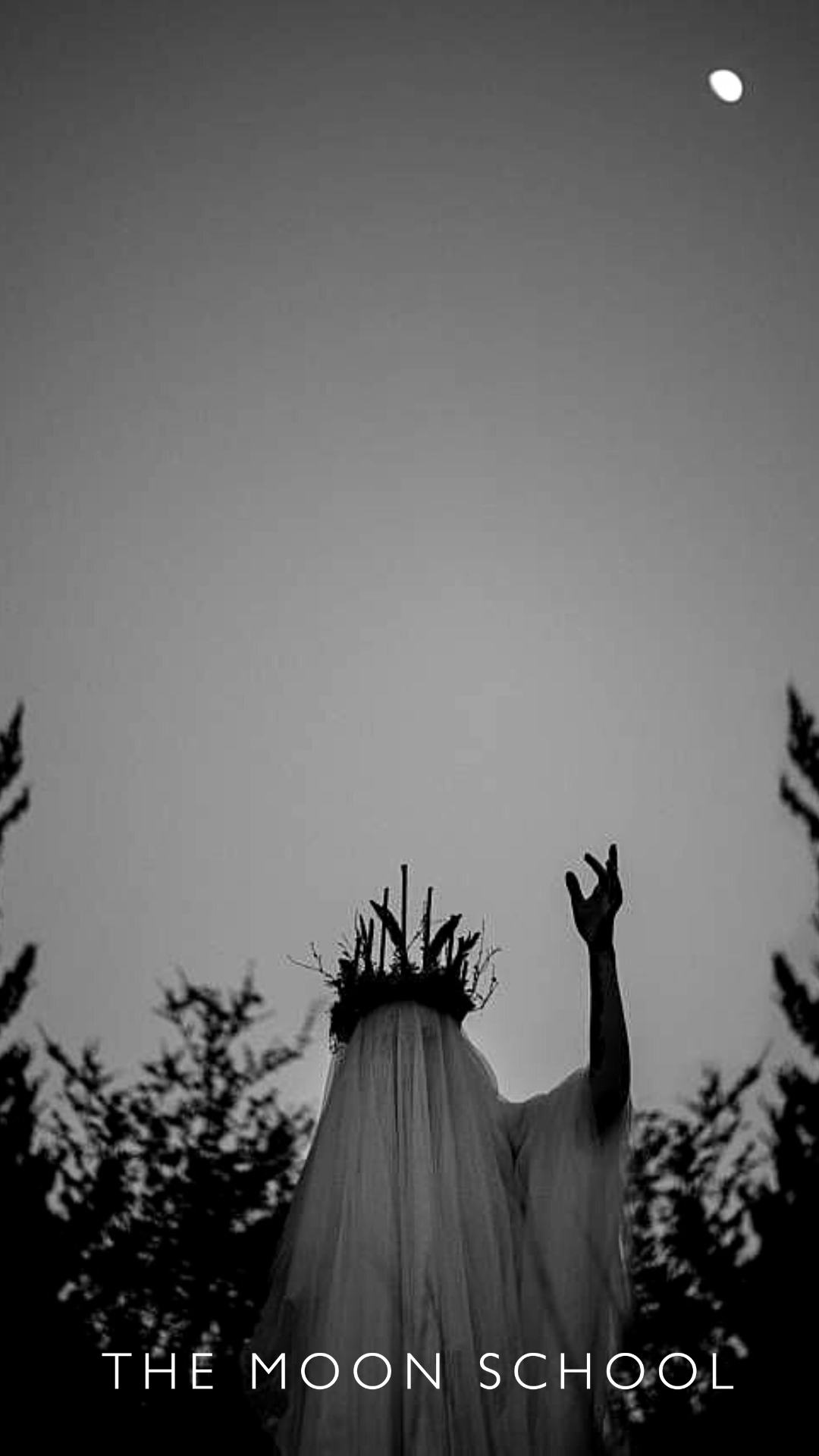 Dark Moon Goddess with Crown