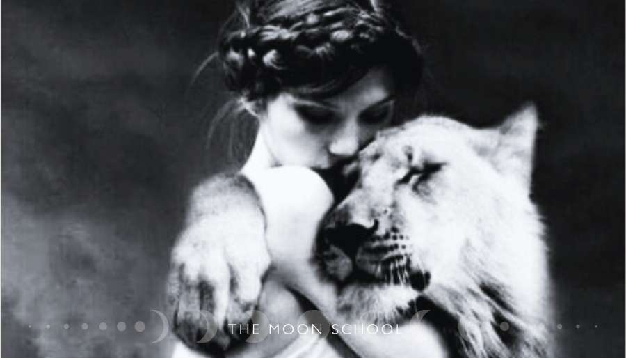 Woman with Lion leo Moon transit