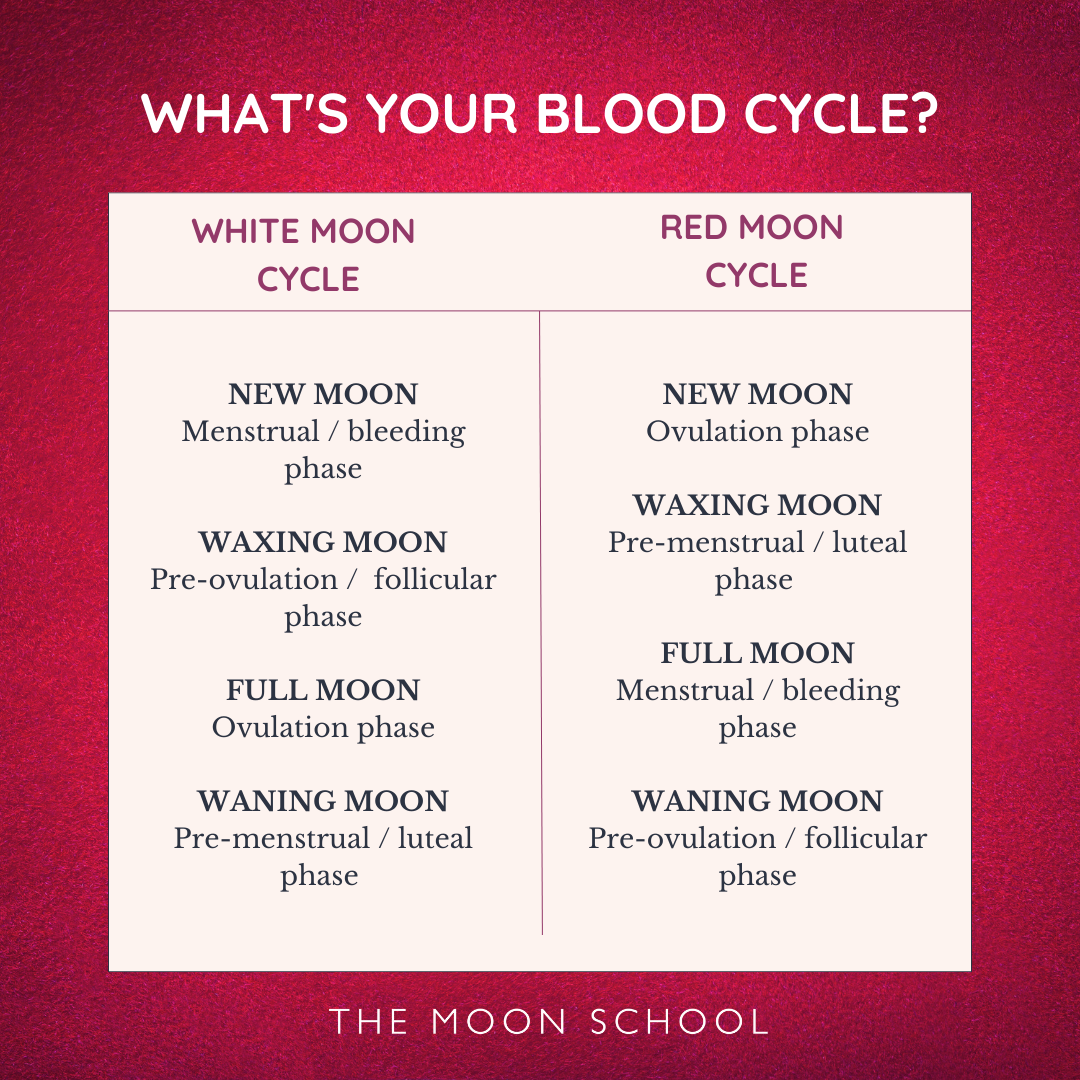 Your Sacred Blood: What are the White Moon and Red Moon Cycles?