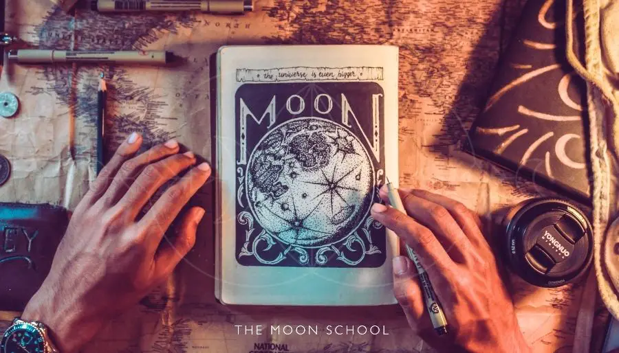 Moon journal image representing Moon symbolism