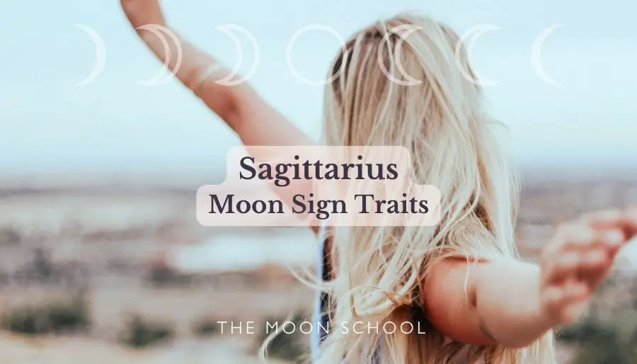Woman with Moon in Sagittarius