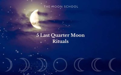 5 Last Quarter Moon Rituals to Release and Renew (for 2024 Lunar Cycle)