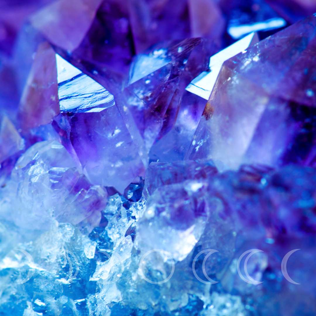 New Moon charging crystals blue crystal