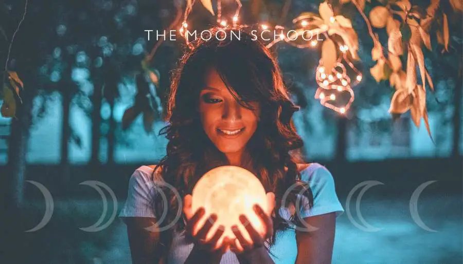 woman holding a full Moon wondering when the best time to manifest Moon