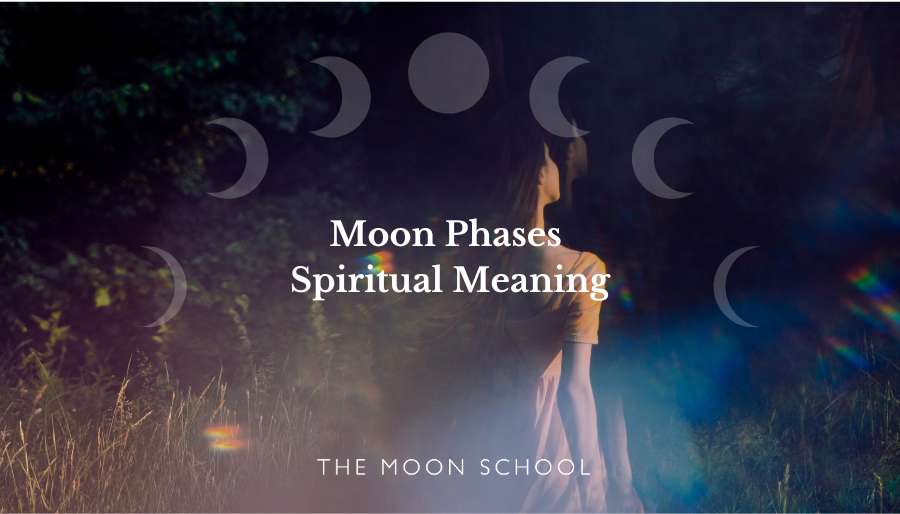 Divine Feminine woman understanding spiritual meaning of Moon phases