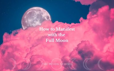 how do you manifest on a full moon in pink sky