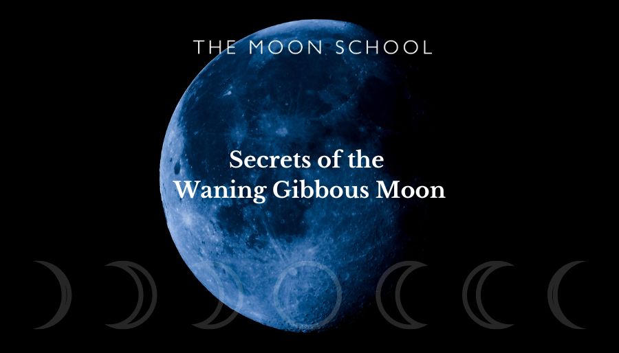 waning gibbous blue Moon