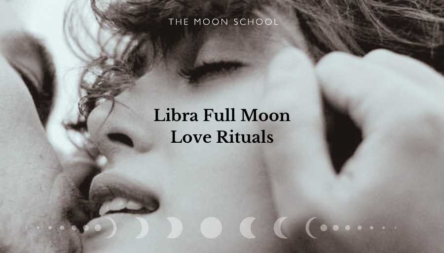 woman manifesting love at libra full Moon