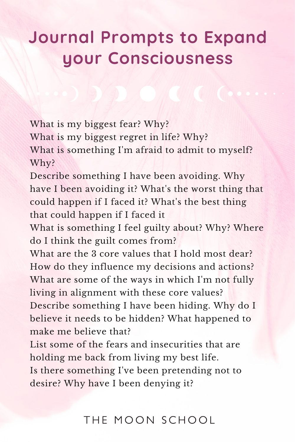List of journaling prompts to expand your consciousness