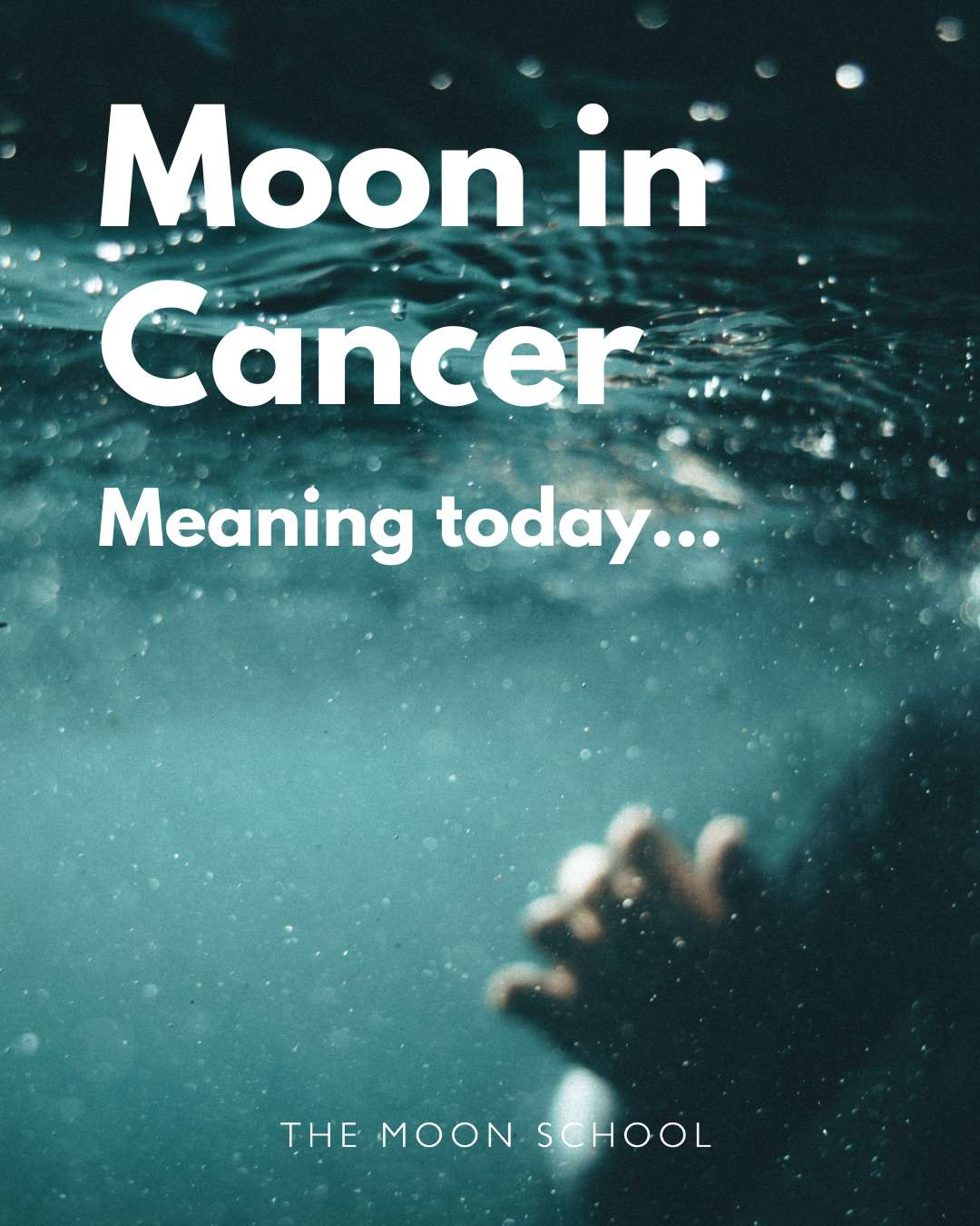 Underwater Moon in Cancer transit meaning