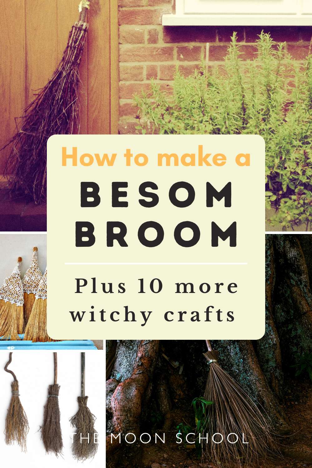 Besom Broom instructions for witchy craft making