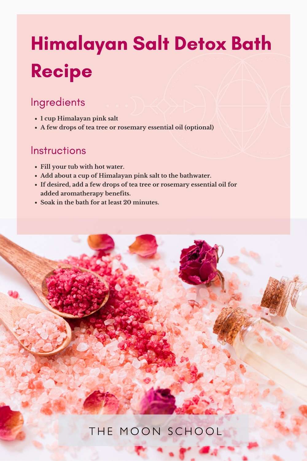 Himalayan bath salt recipe for spiritual bathing