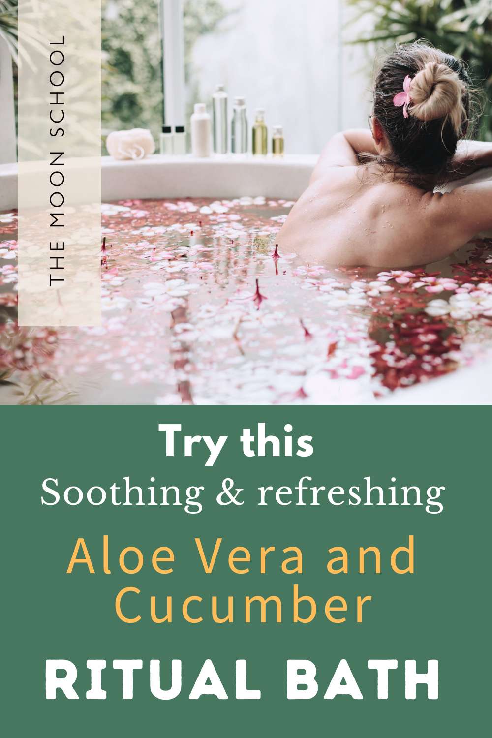 Set an intention with a ritual bath ceremony idea