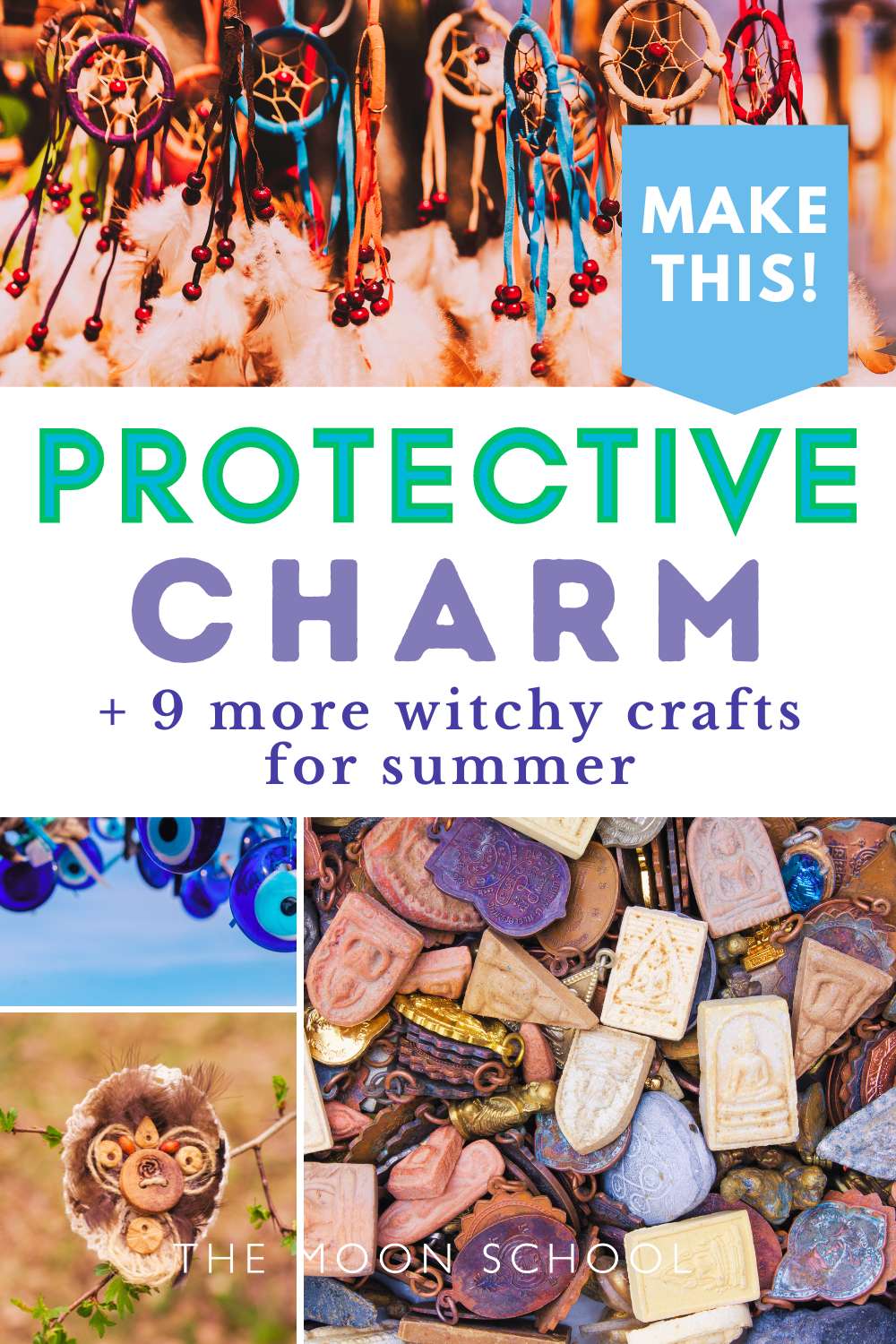 How to make a protection charm pin