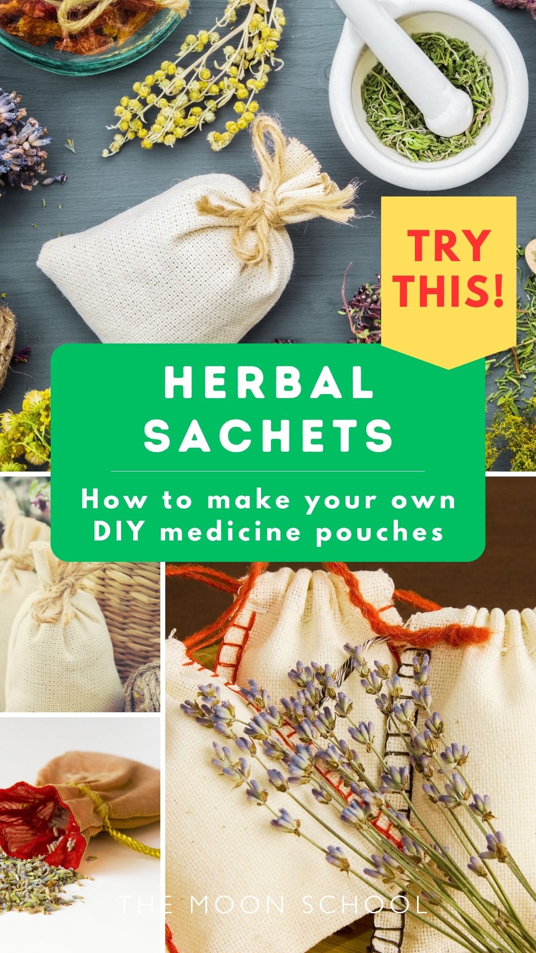 Pagan craft ideas herbal medicine sachets