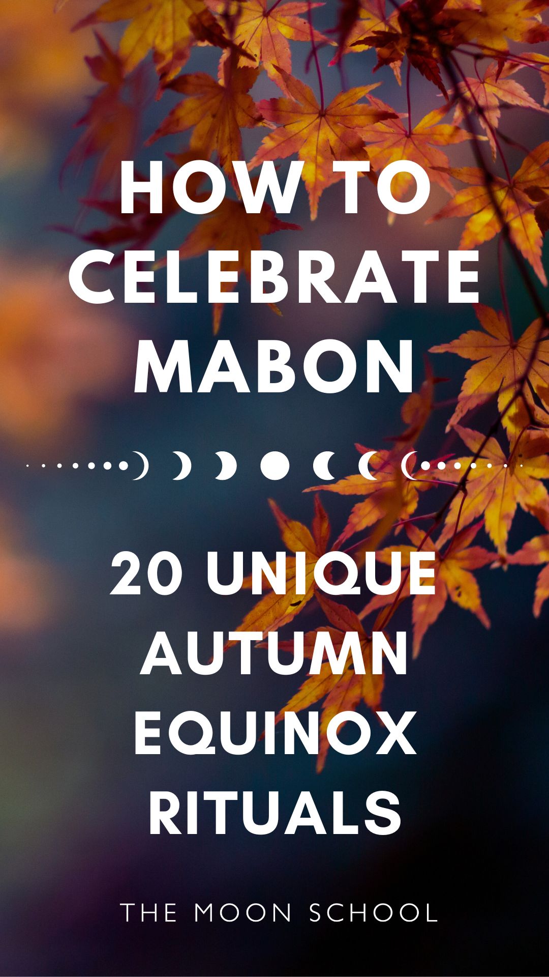 Mabon Celebration and Autumn Equinox Rituals Pin