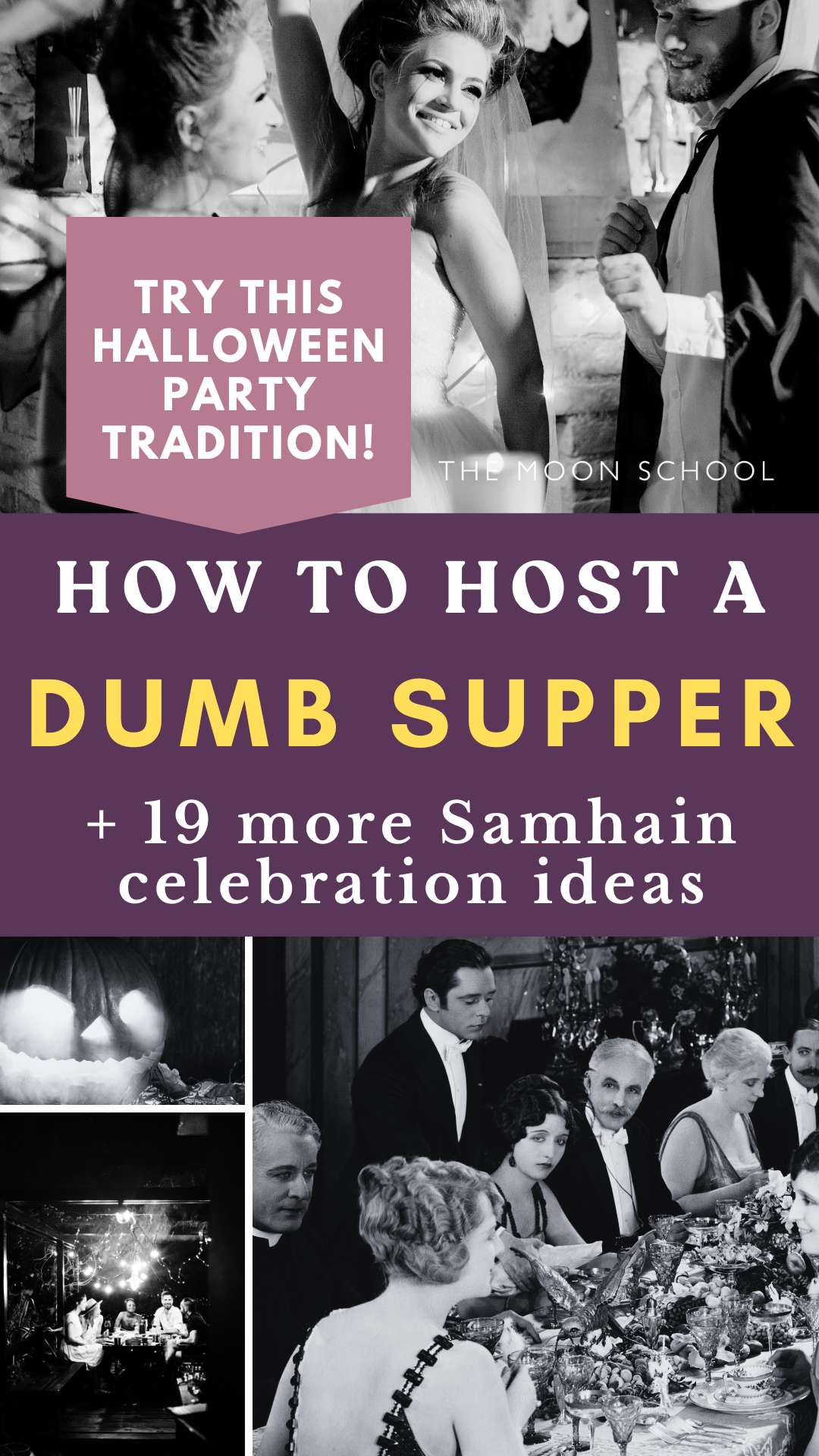Samhain party ideas dumb supper halloween aesthetic