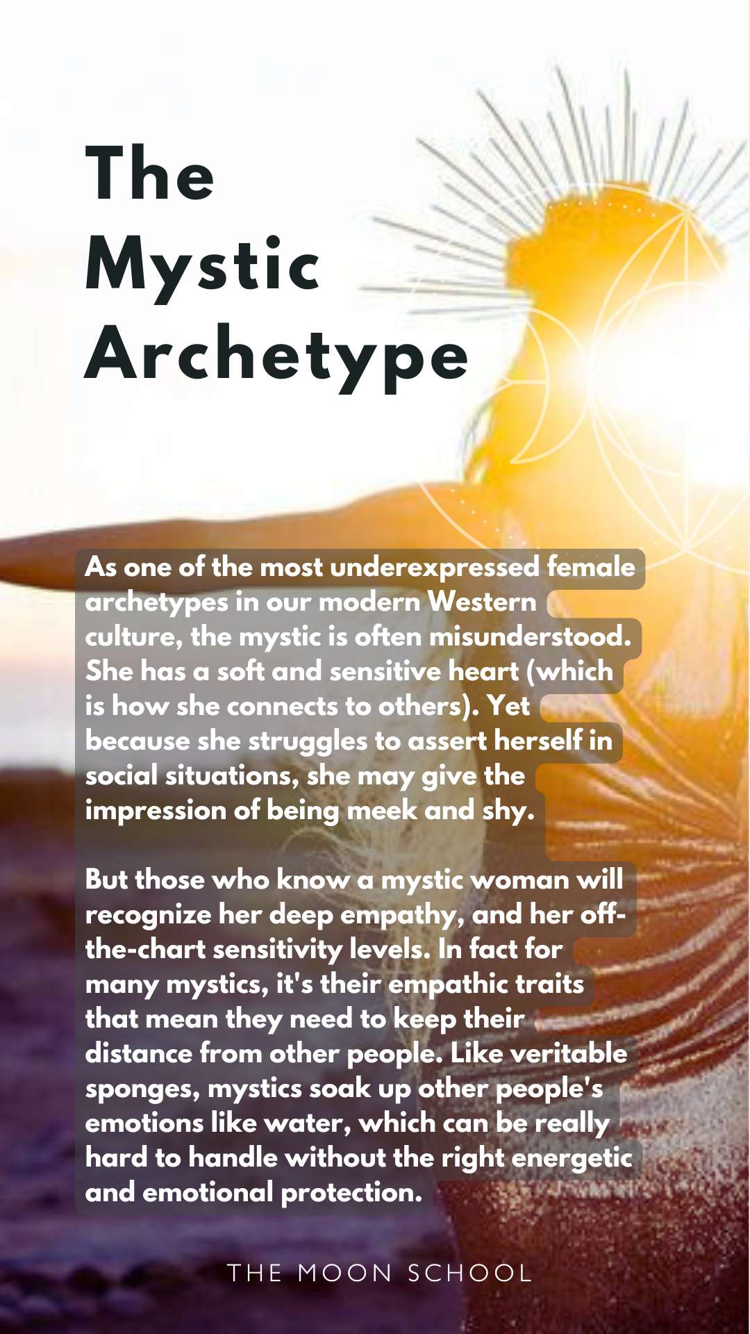 Mystic archetype qualities divine feminine enchantress priestess information