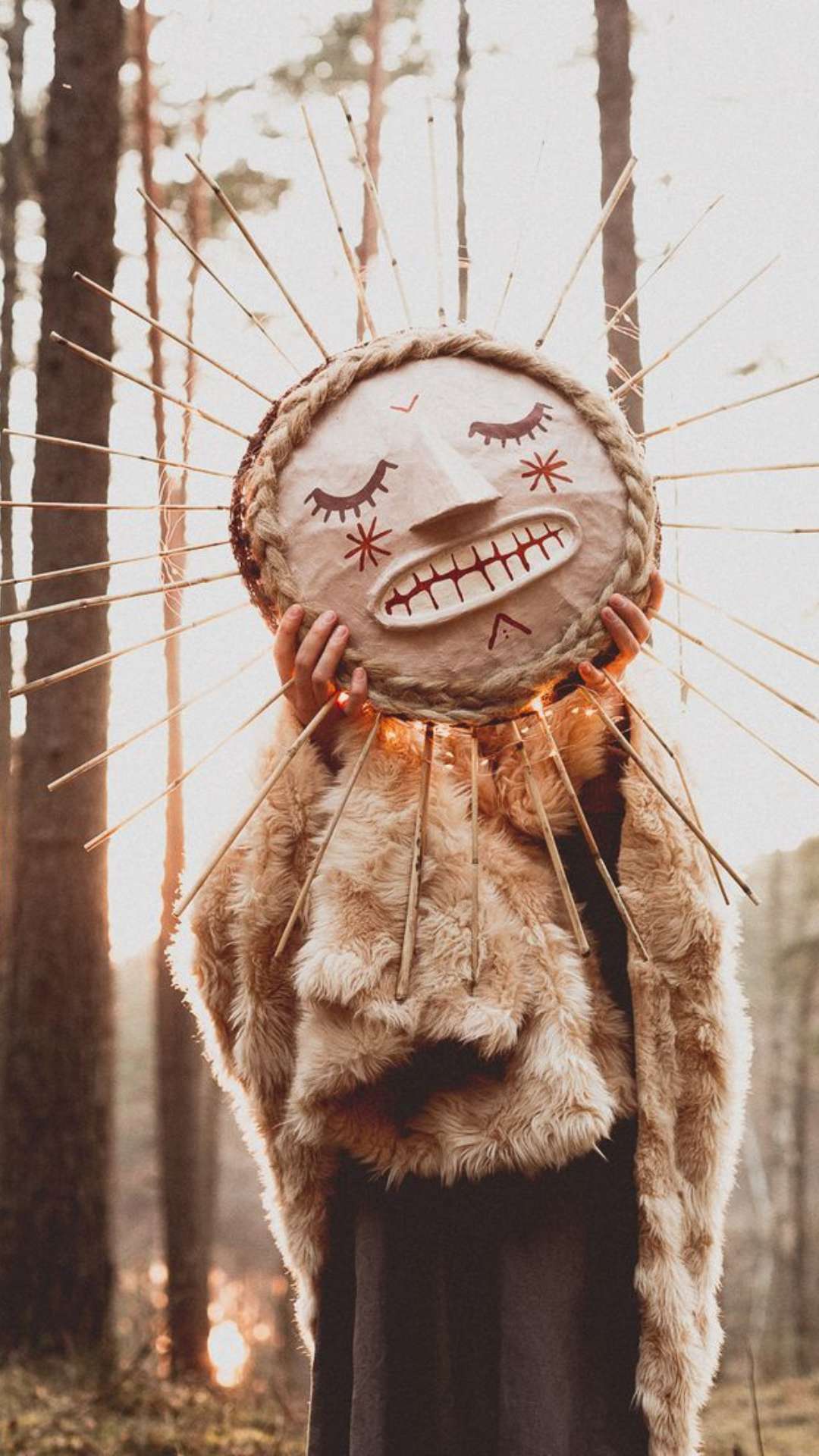 Samhain solstice celebration ideas masks by Diana Renzhina