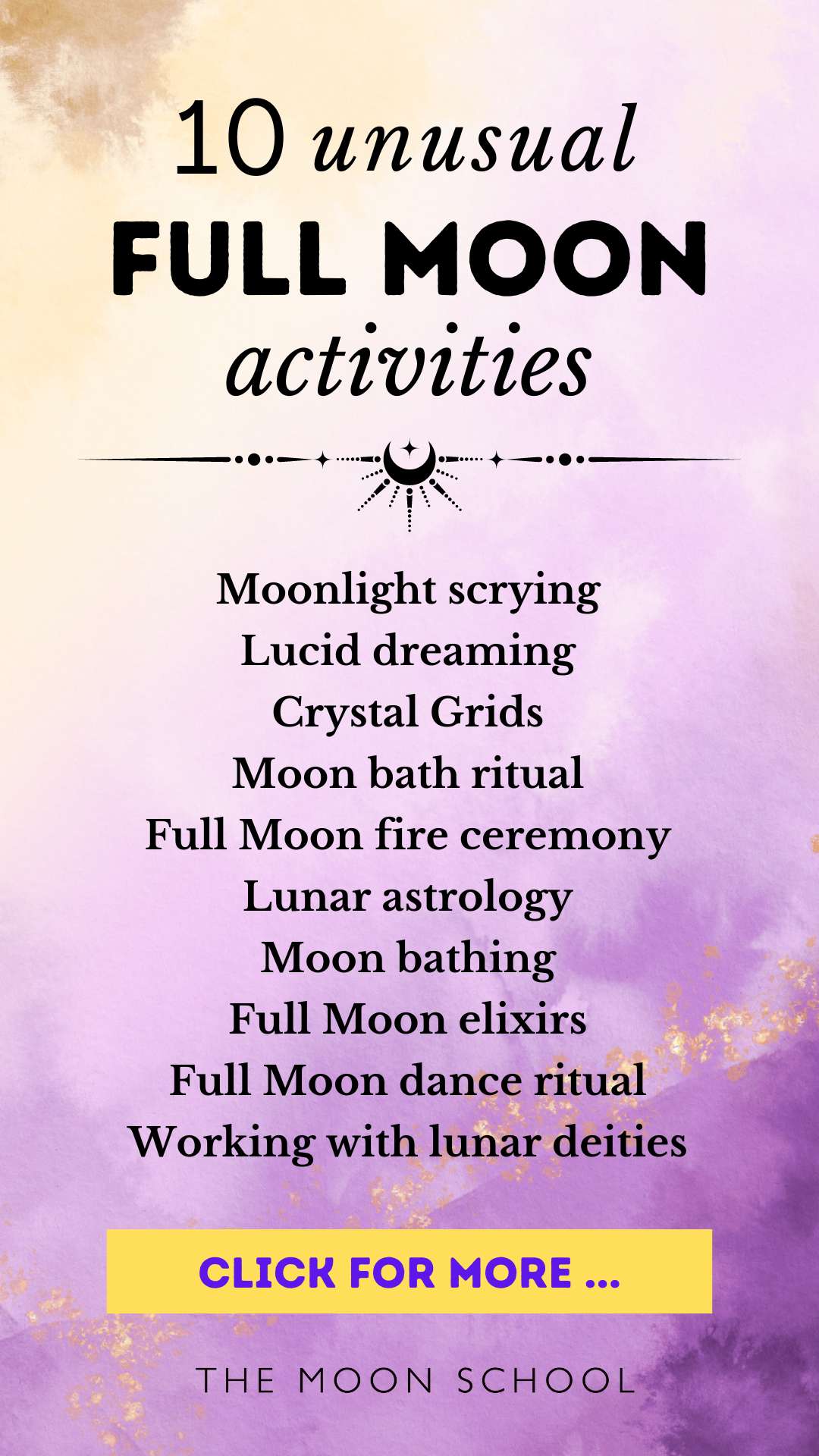 Full Moon rituals activities for manifesting and spiritual development