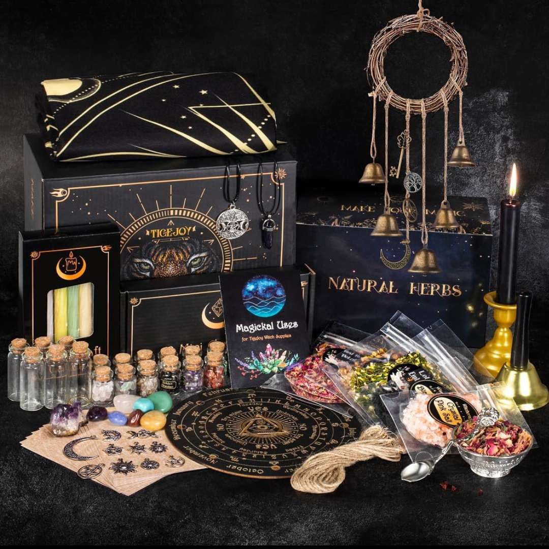 Complete Witchcraft supplies Kit, witchy gift idea 