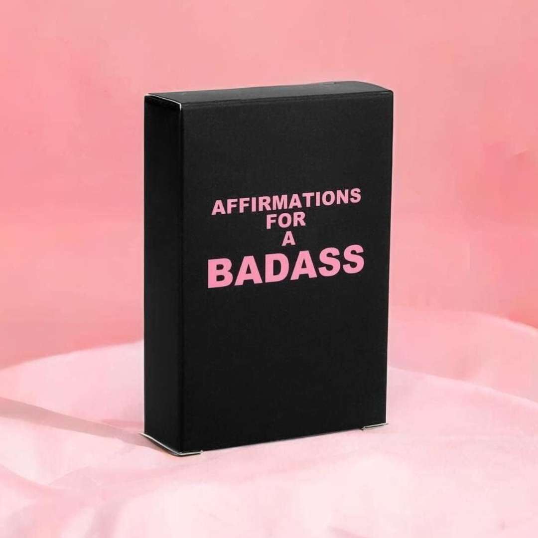 Affirmations for a badass daily motivational positive energy cards witchy gift idea