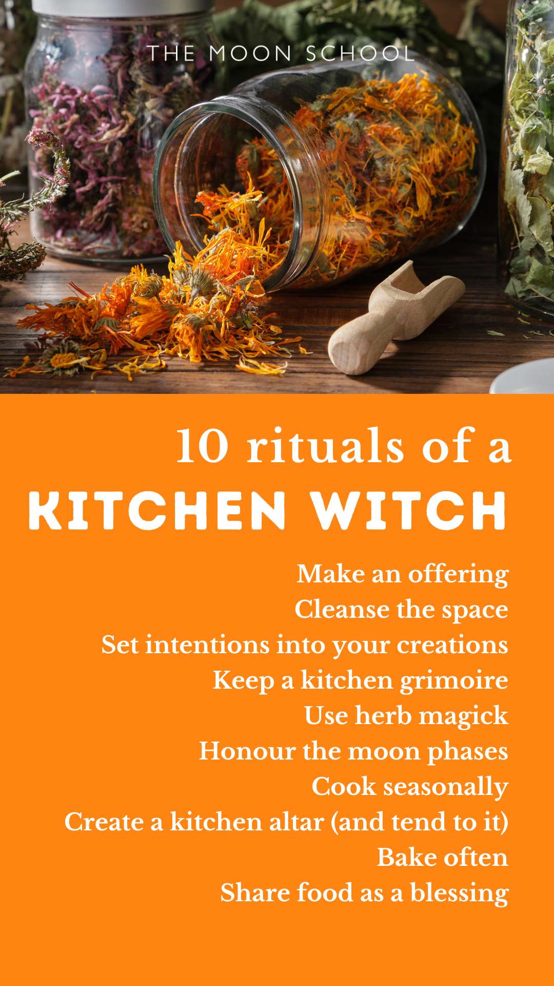 List of 10 kitchen witch hacks tips secrets on orange