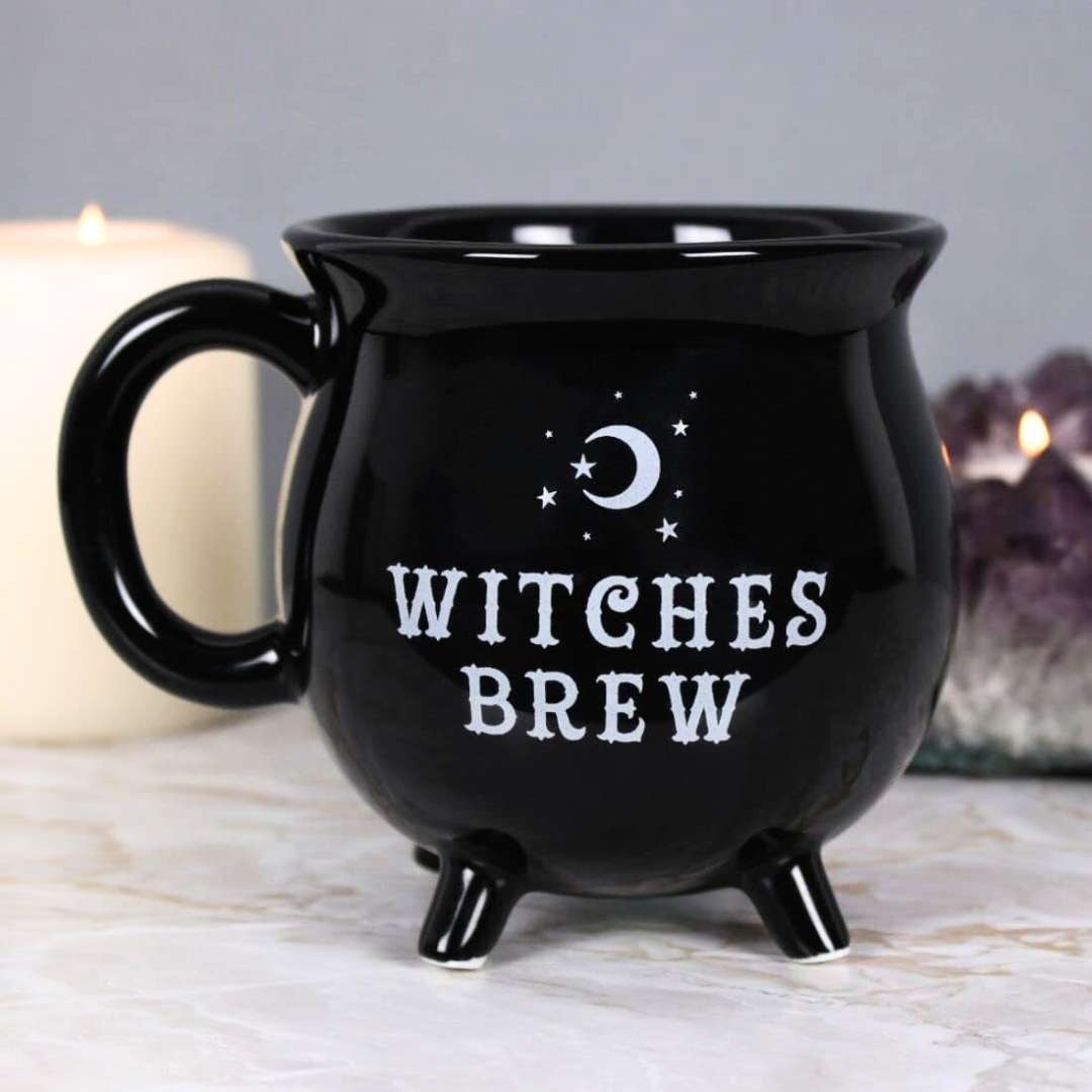 Witches cauldron mug gift idea for wiccan