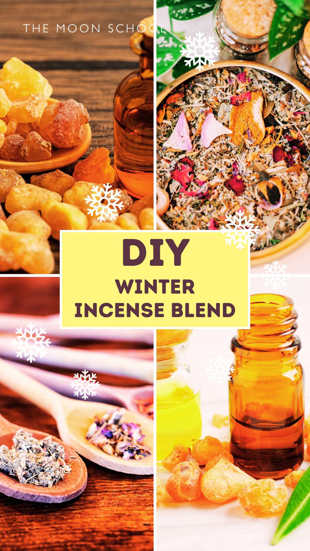 Collage pin with homemade DIY herbal decor ideas