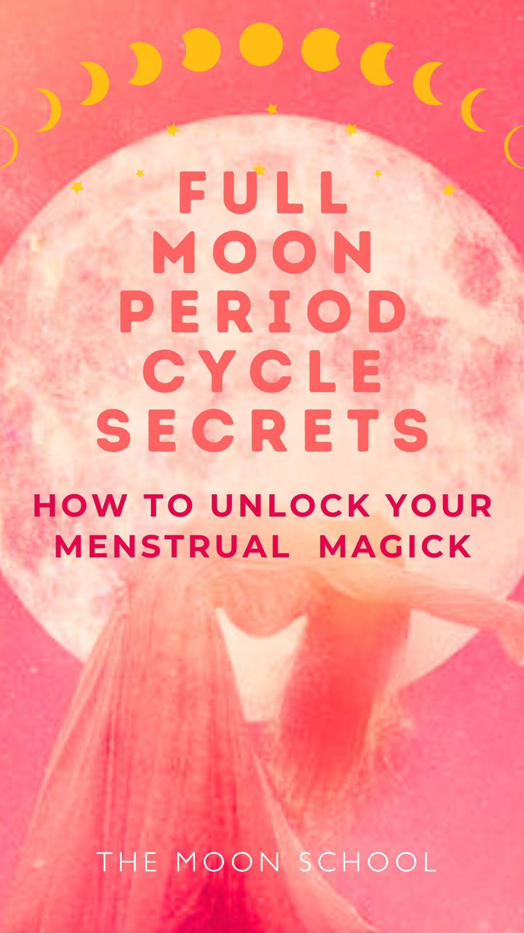 red moon witch women with her period during the full moon