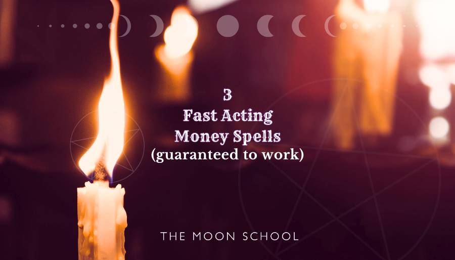 money spell candle for fast acting money magic
