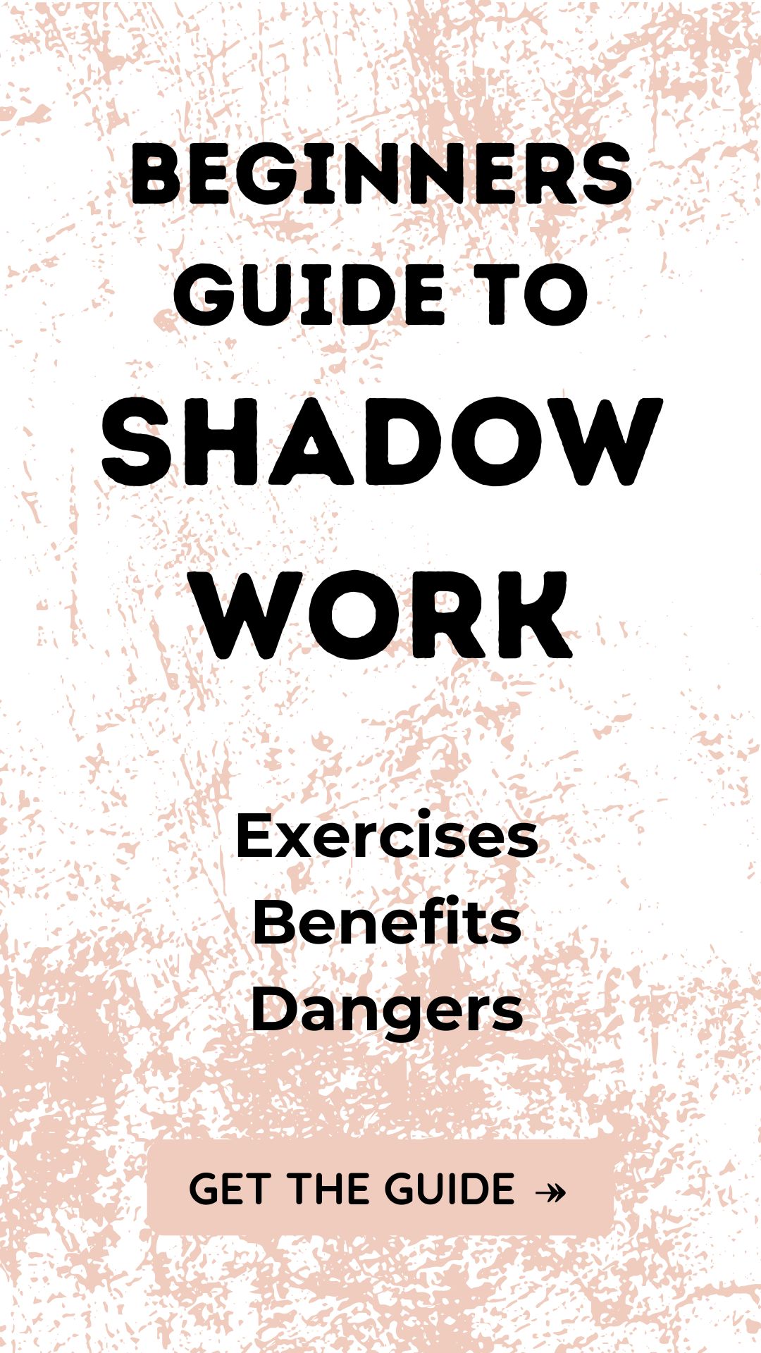 Pale coloured Pinterest pin with text: Guide to Shadow Work