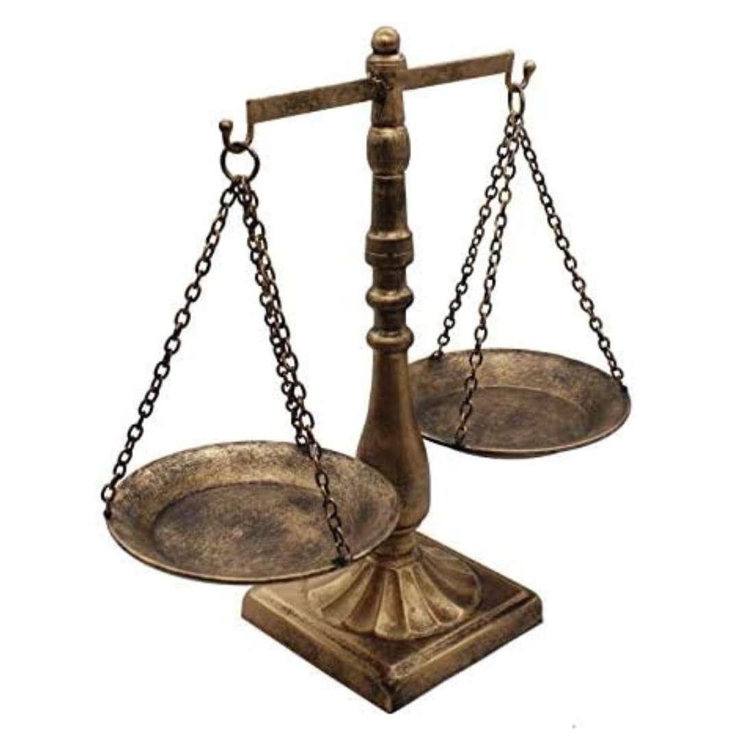 vintage style brass scales for kitchen magick and witchcraft