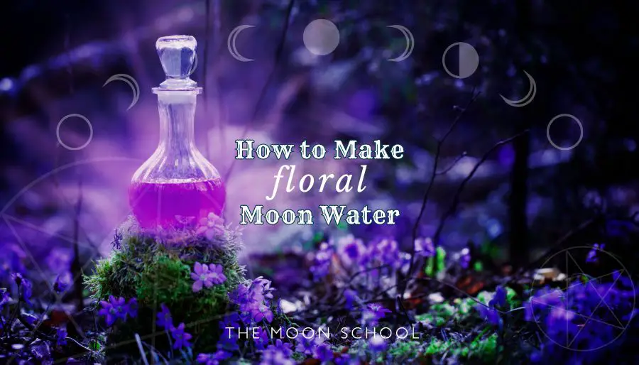 DIY Floral Moon Water Guide for Flower Powered Rituals!