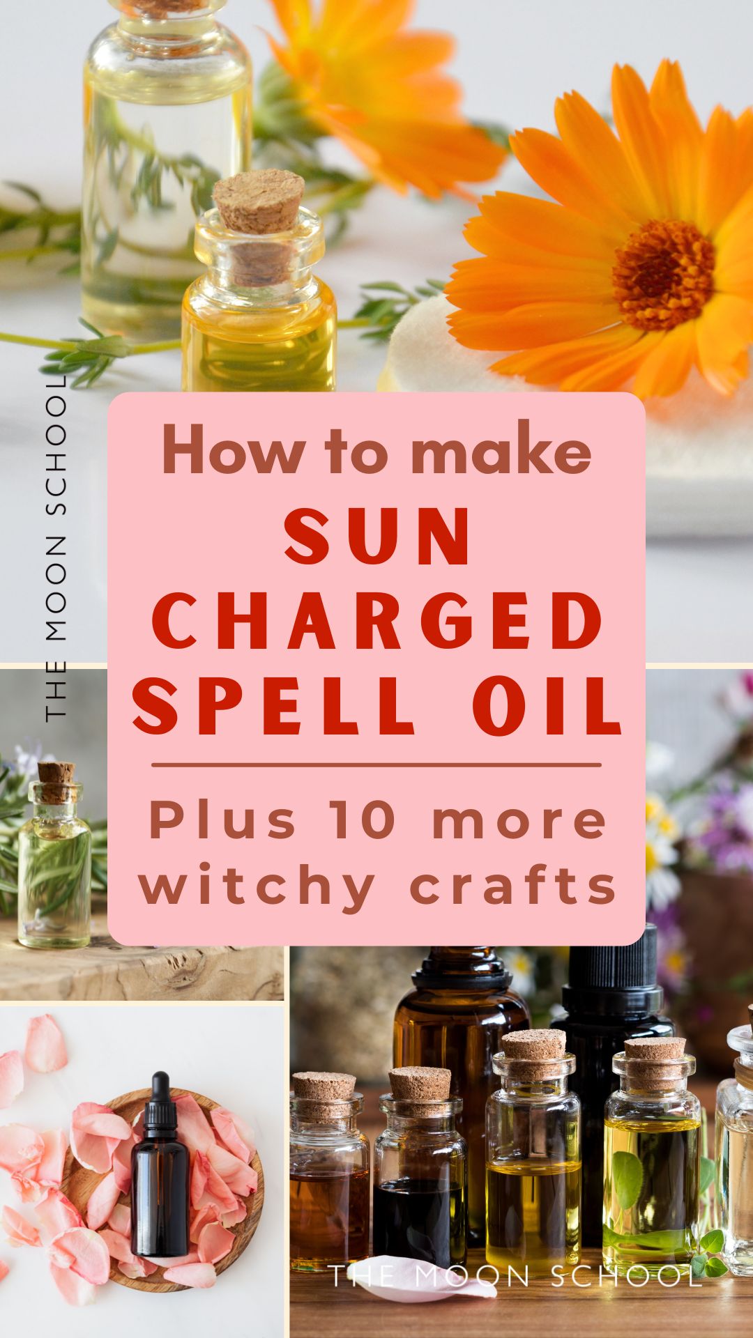 SUn charged oil aesthetic Spring DIY crafts for adults teens magical women