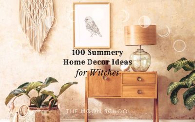 100 Quick, Easy & Inexpensive Summer Home Décor Ideas for a Witchy Boho Style!