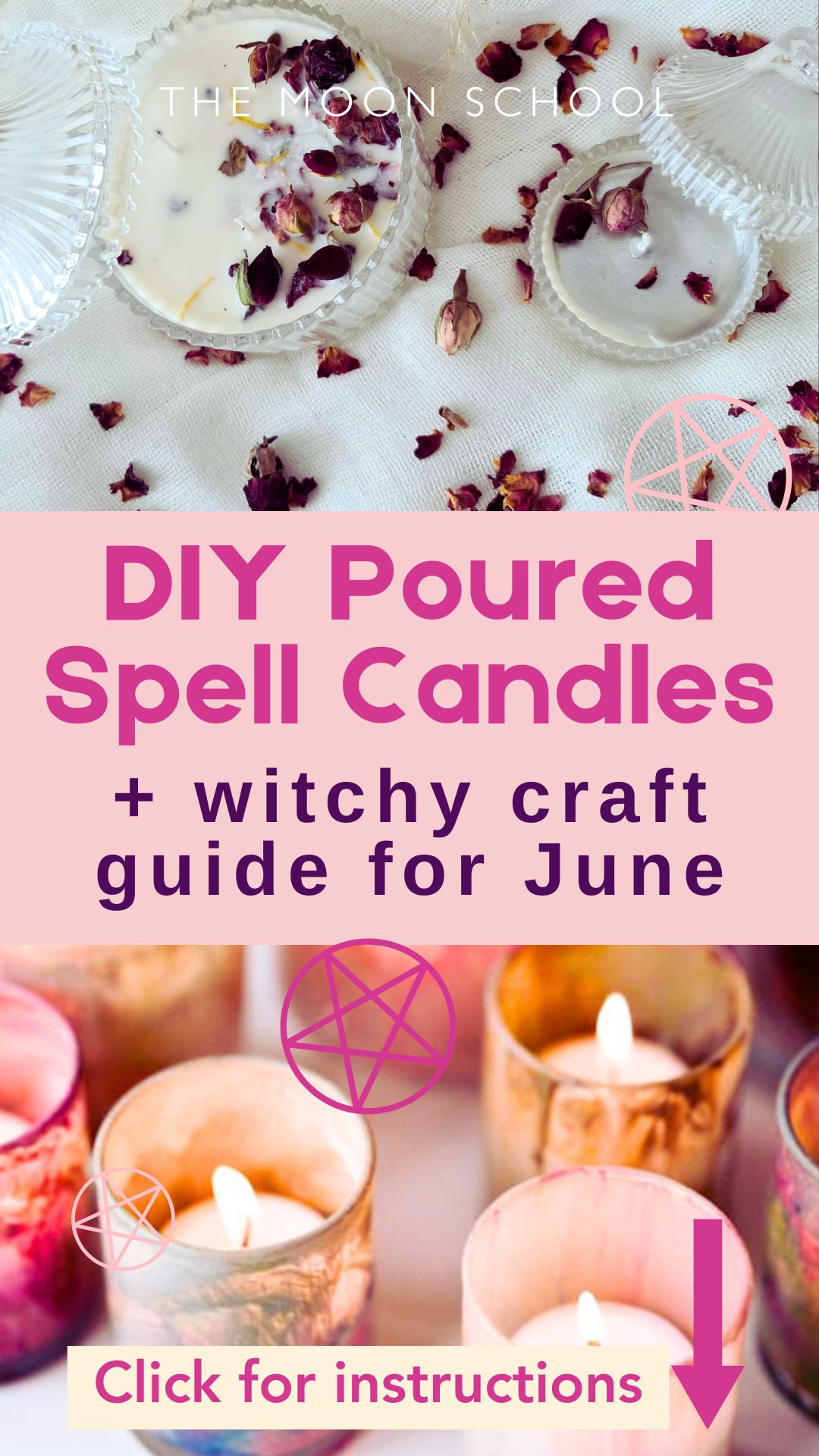 DIY homemade pressed flower candle aesthetic for summer craft inspiration