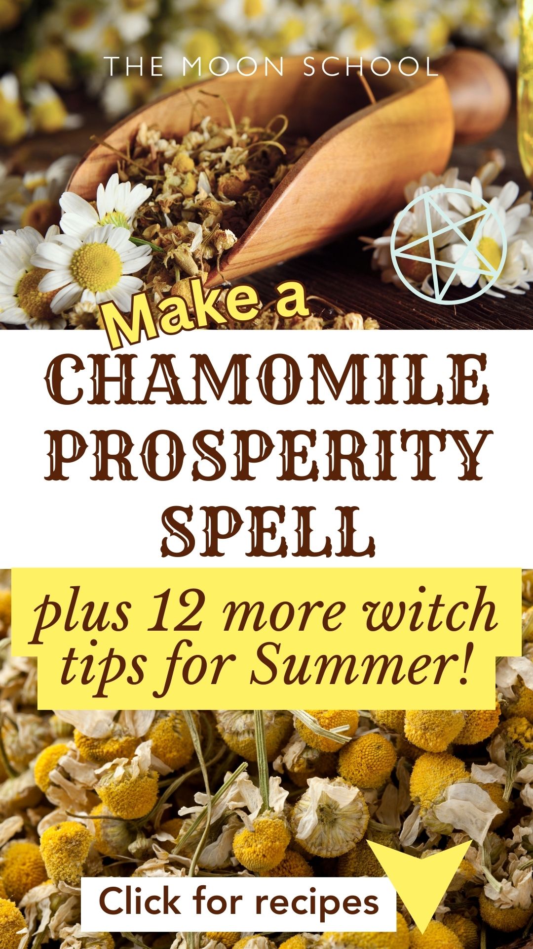 Chamomile aesthetic witchcraft spells for summer