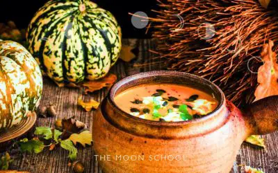 Hearthfire Pumpkin Soup – a Grounding Kitchen Witch Recipe