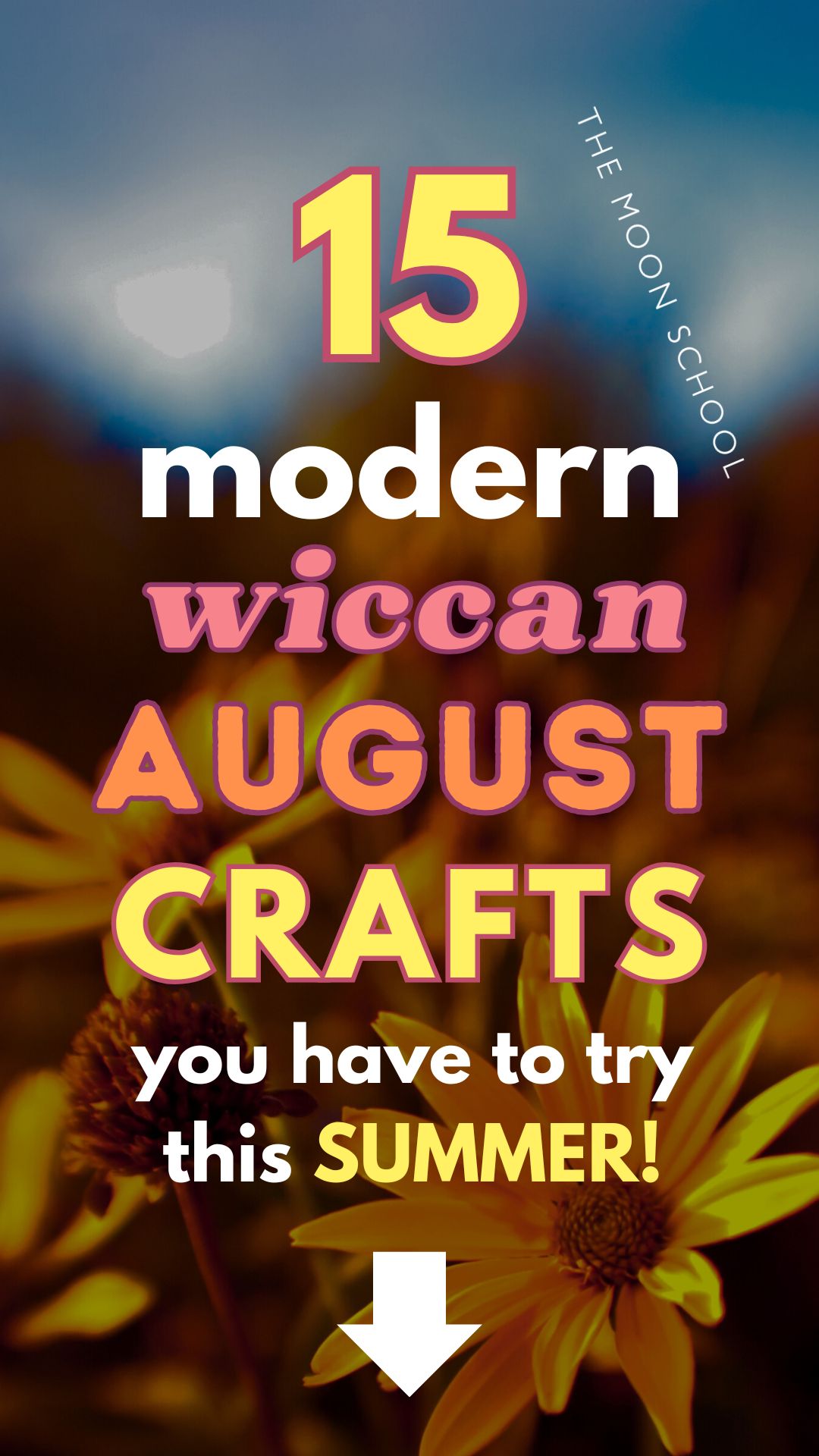 witchy DIY summer arts and crafts aesthetic