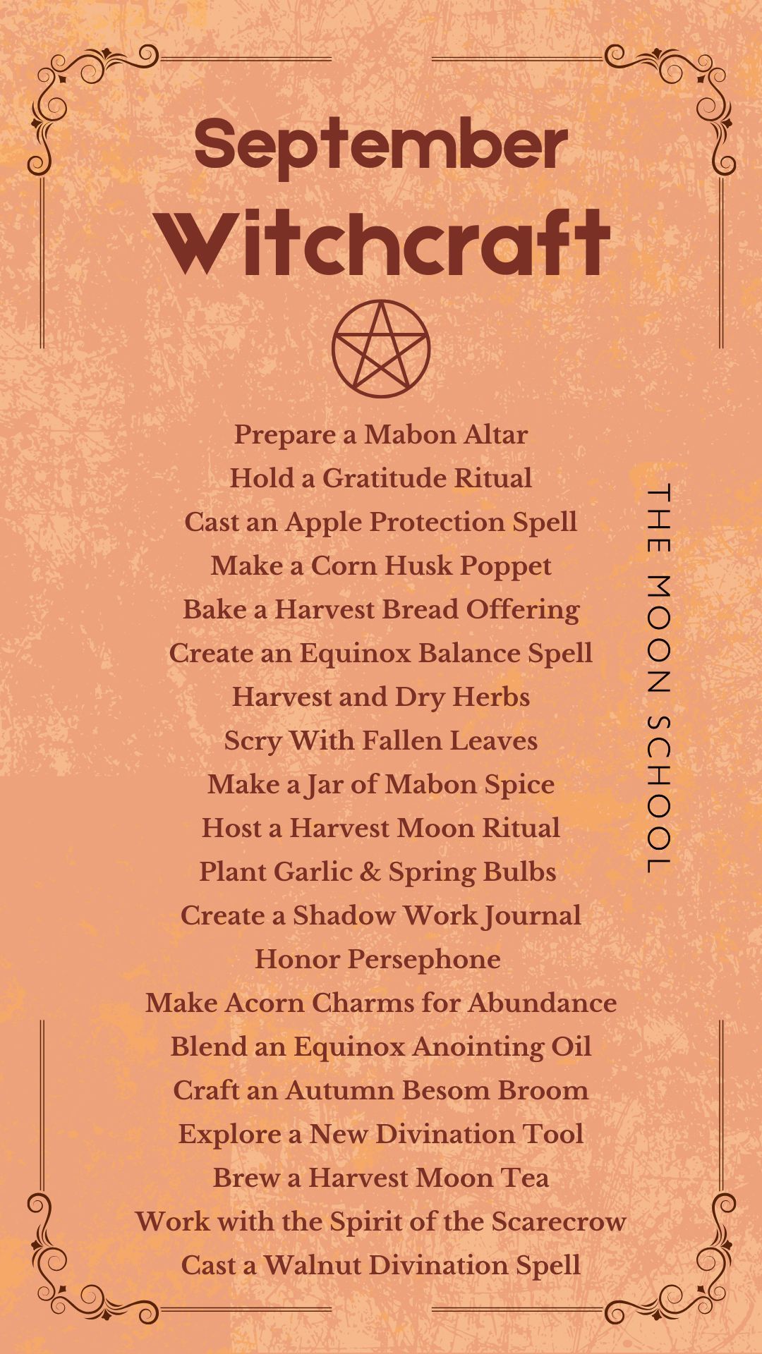 Harvest toned book of shadows guide to september witchcraft with spells rituals tips tasks witch guide for mabon and autumn equinox