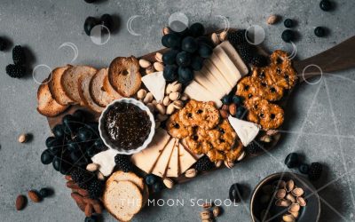 Witch’s Dinner Party Recipe: Make This Midnight Mirror Charcuterie Board