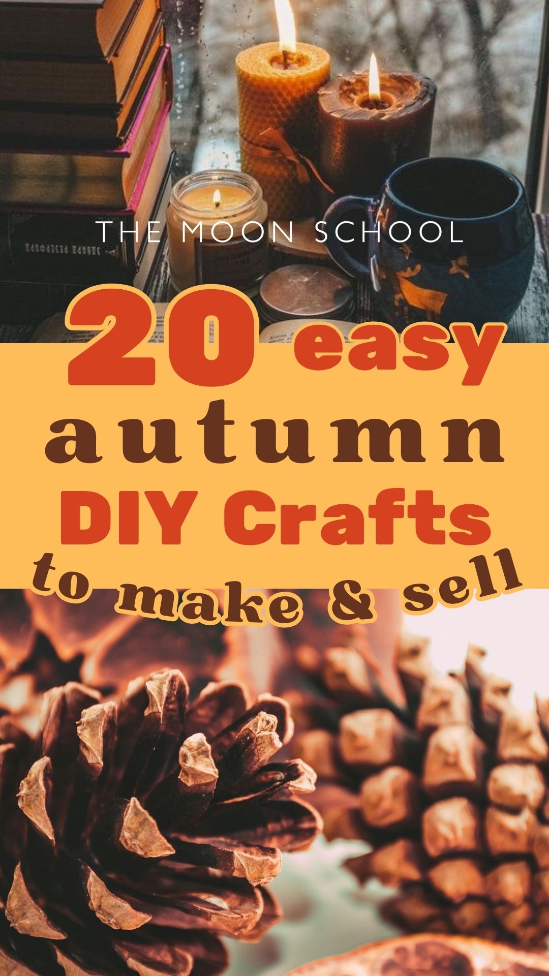 Autumn equinox craft ideas to sell DIYs using pine cones and natural materials