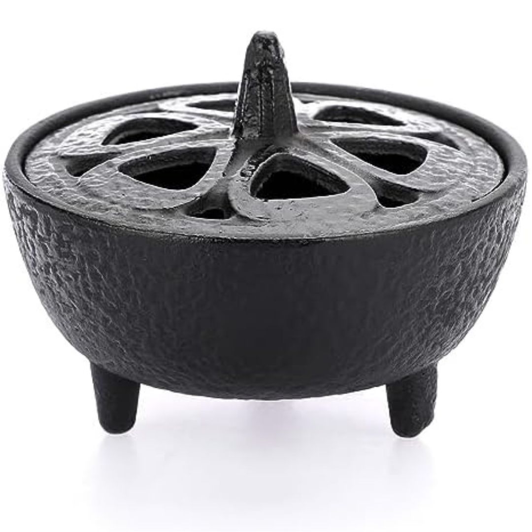 Cauldron style Cast iron incense burner