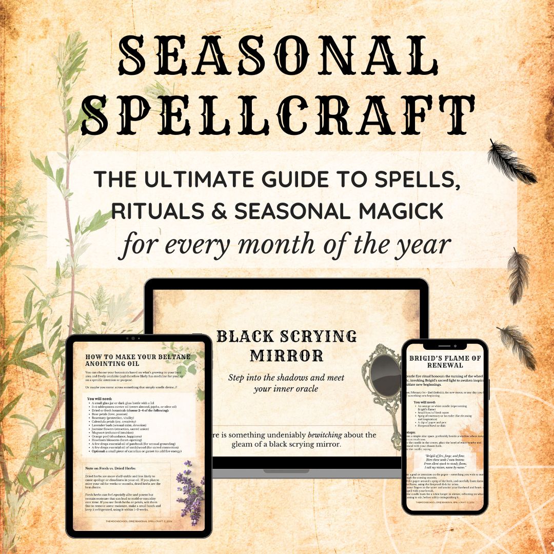 Seasonal Spellcraft Image with devices Image of Seasonal Spellbook Guide on three different devices
