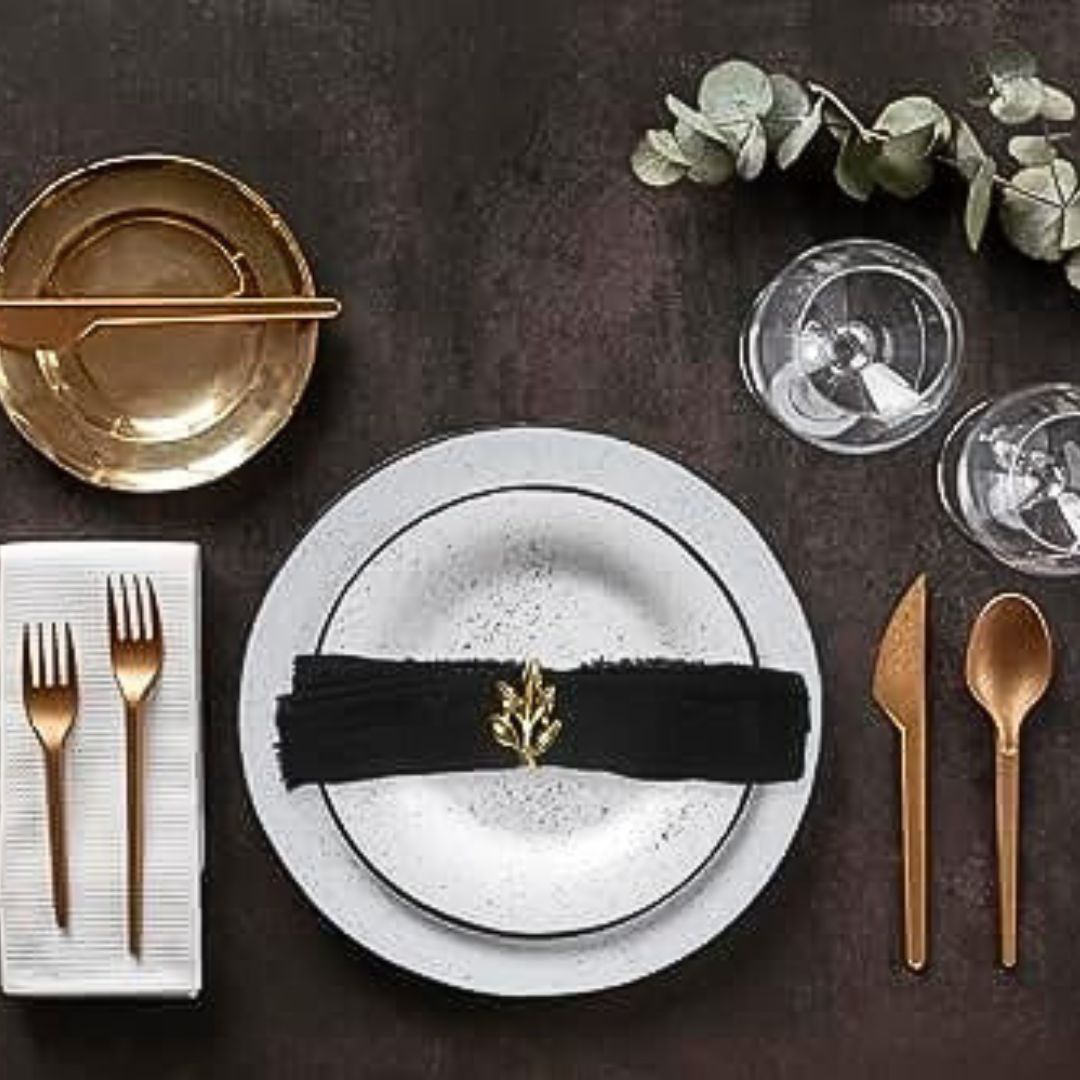 Gothic black napkins for a witchy party lunar moth designed hand made book of shadows witch journal