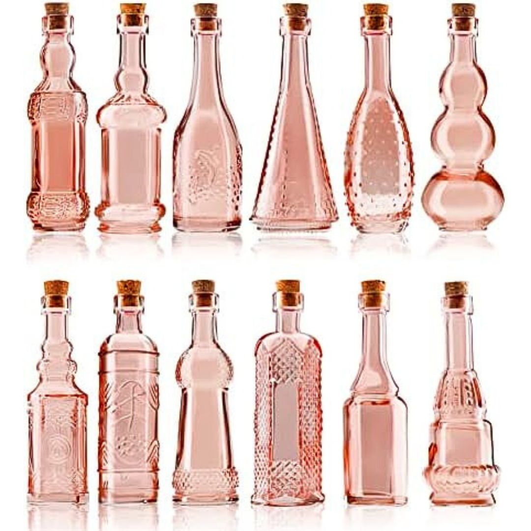 copper glass apothecary bottles for witchy tabletop party theme copper glass apothecary bottles for witchy tabletop party theme