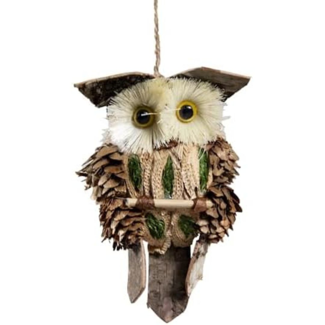 Cute green witch owl decor Owl decor for a witchy woodland themed party