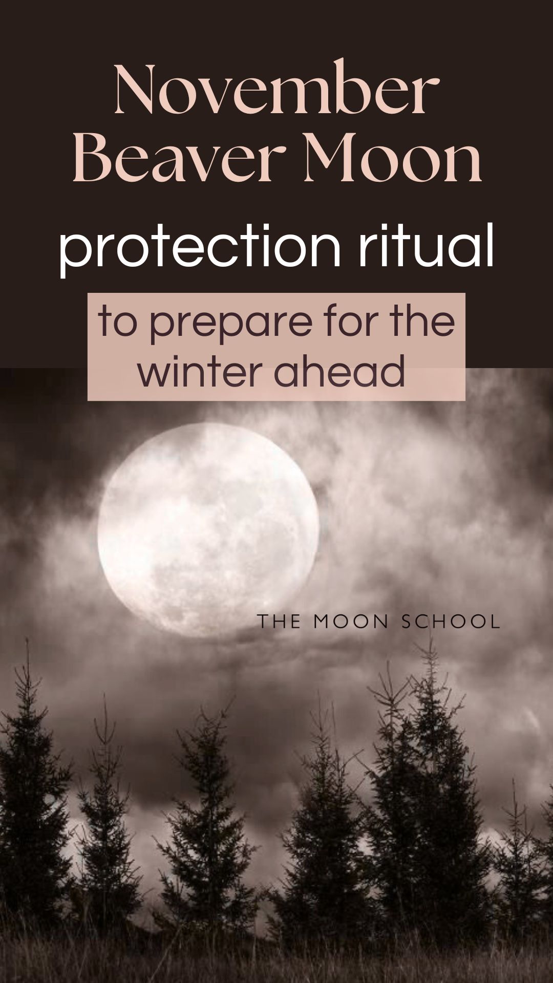November beaver moon ritual winter protection ritual November full moon beaver moon ritual and meaning